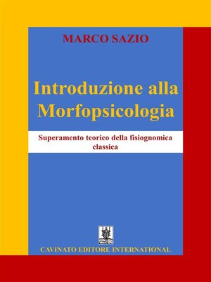 cover image of Introduzione alla Morfopsicologia